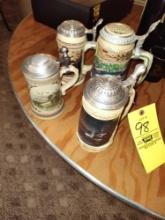 4 Duck Related Beer Steins