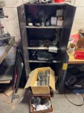 Wood Cabinet and Contents, Denali Parts, Tools
