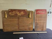 Coca Cola & Drink Nickies Grill Wooden Menu Signs