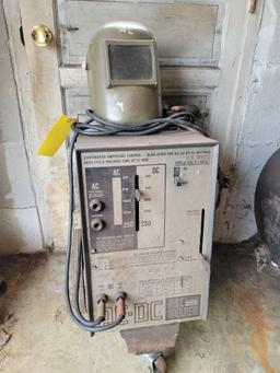 Montgomery Ward powr kraft stick welder with helmet