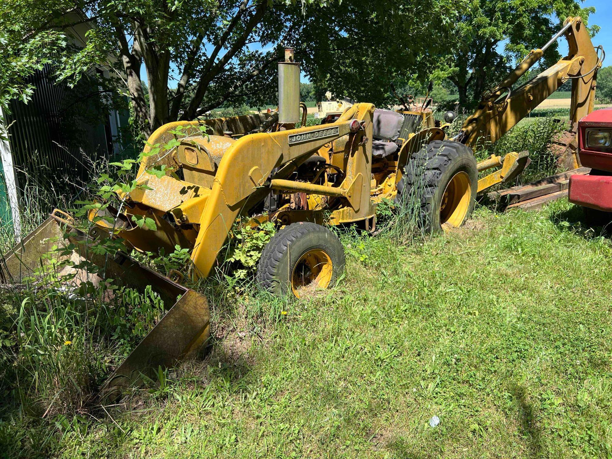 John Deere Backhoe