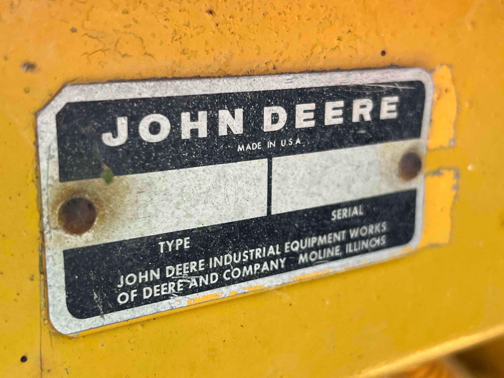 John Deere Backhoe