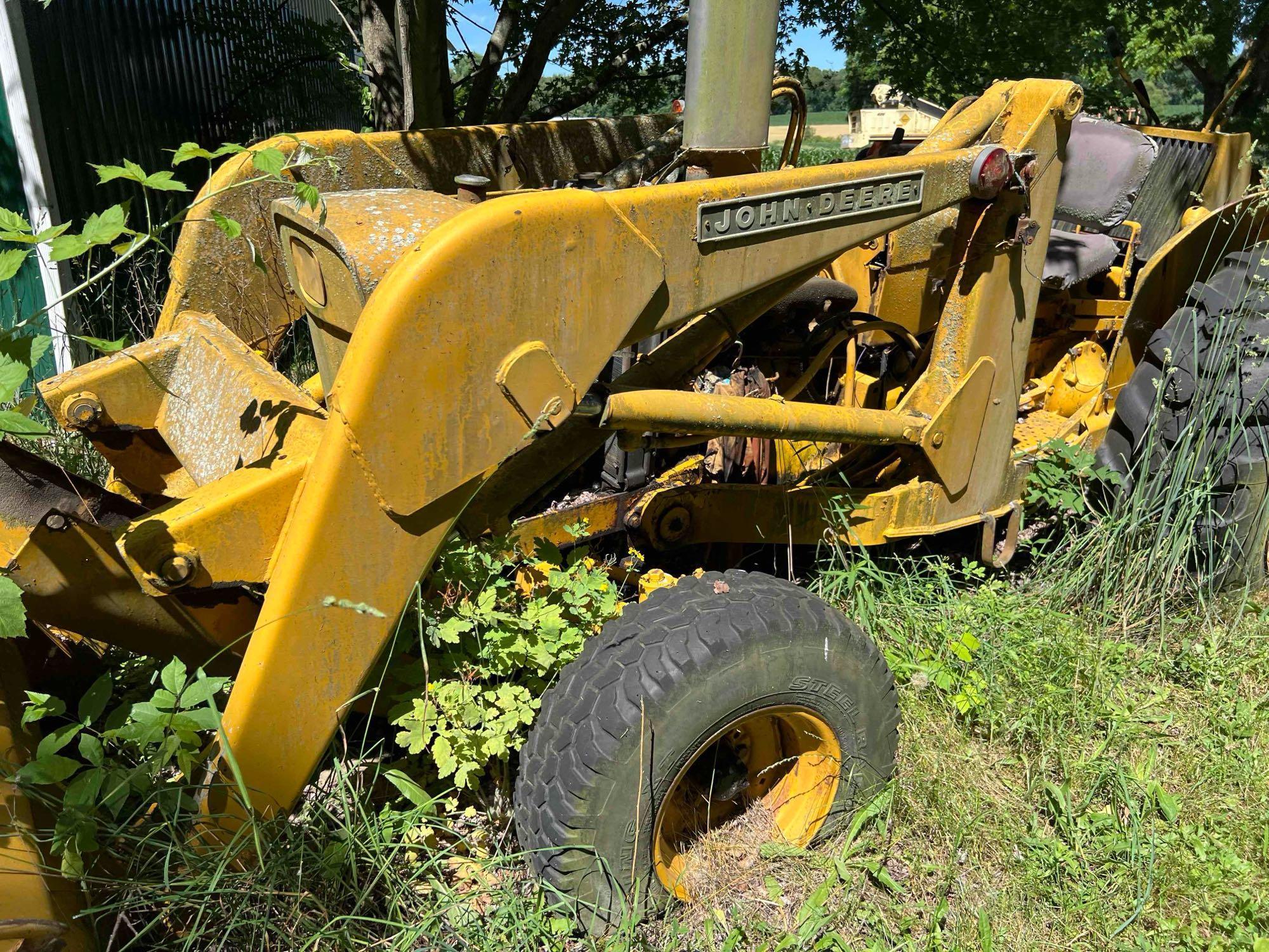 John Deere Backhoe