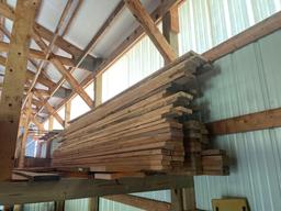 Big lot of 2x4s, and 2x6s, a couple 2x8s and 2x11s. majority of this pile is 16ft long