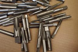 Misc lot of taps Hanson Precision Threadwell Butterfield