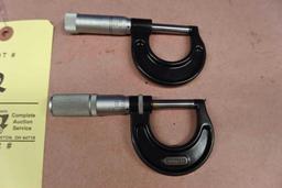 3 Starrett micrometers