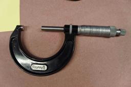 3 Starrett micrometers