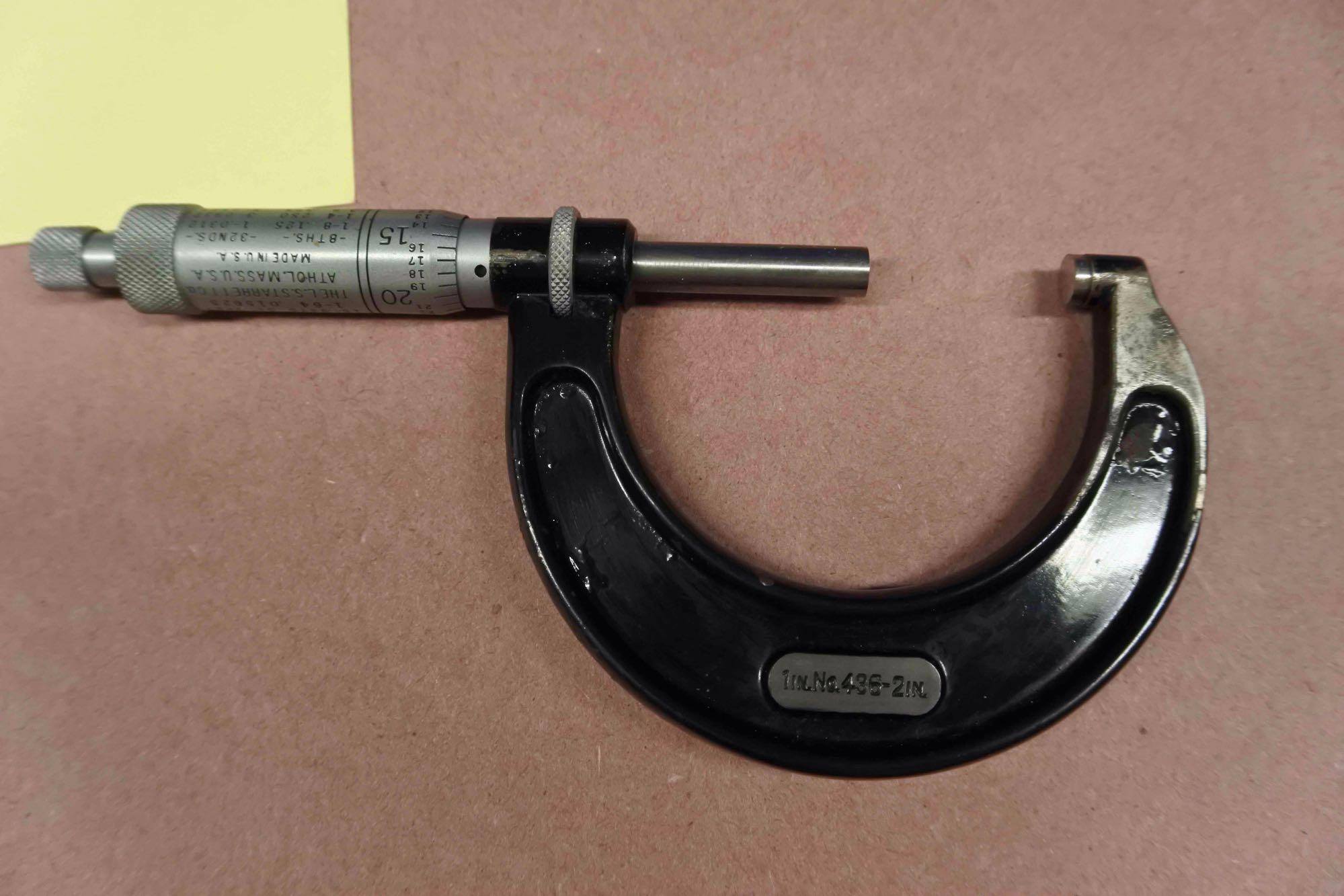 3 Starrett micrometers