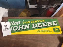 John Deere Service Sign