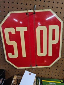 Early porcelain sign