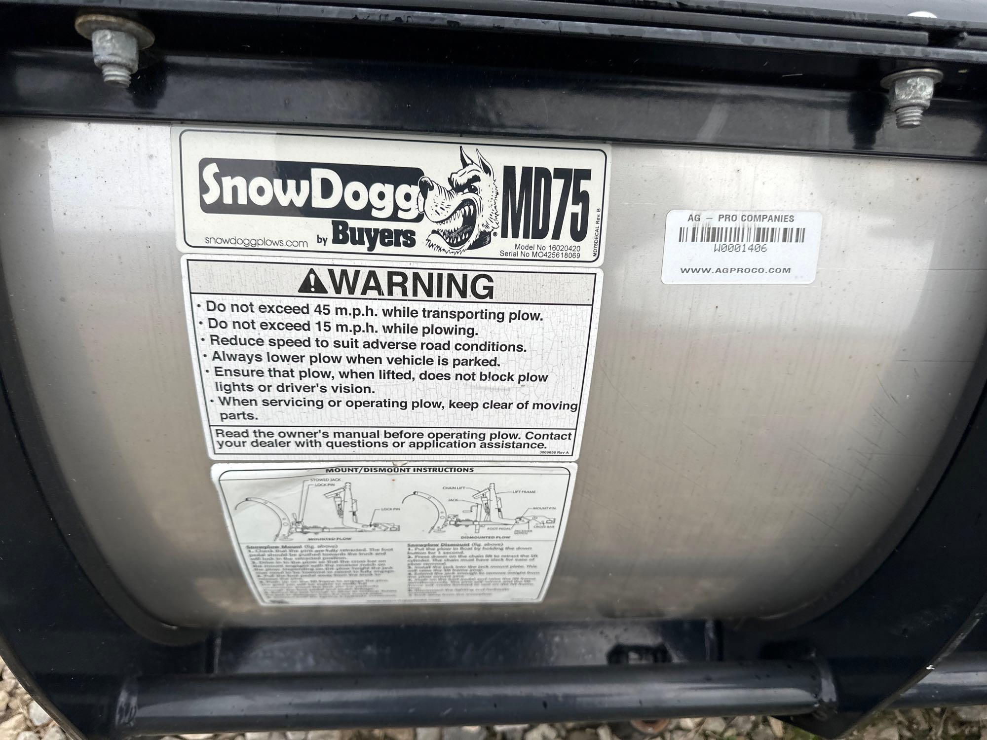 SnowDogg Snow Plow
