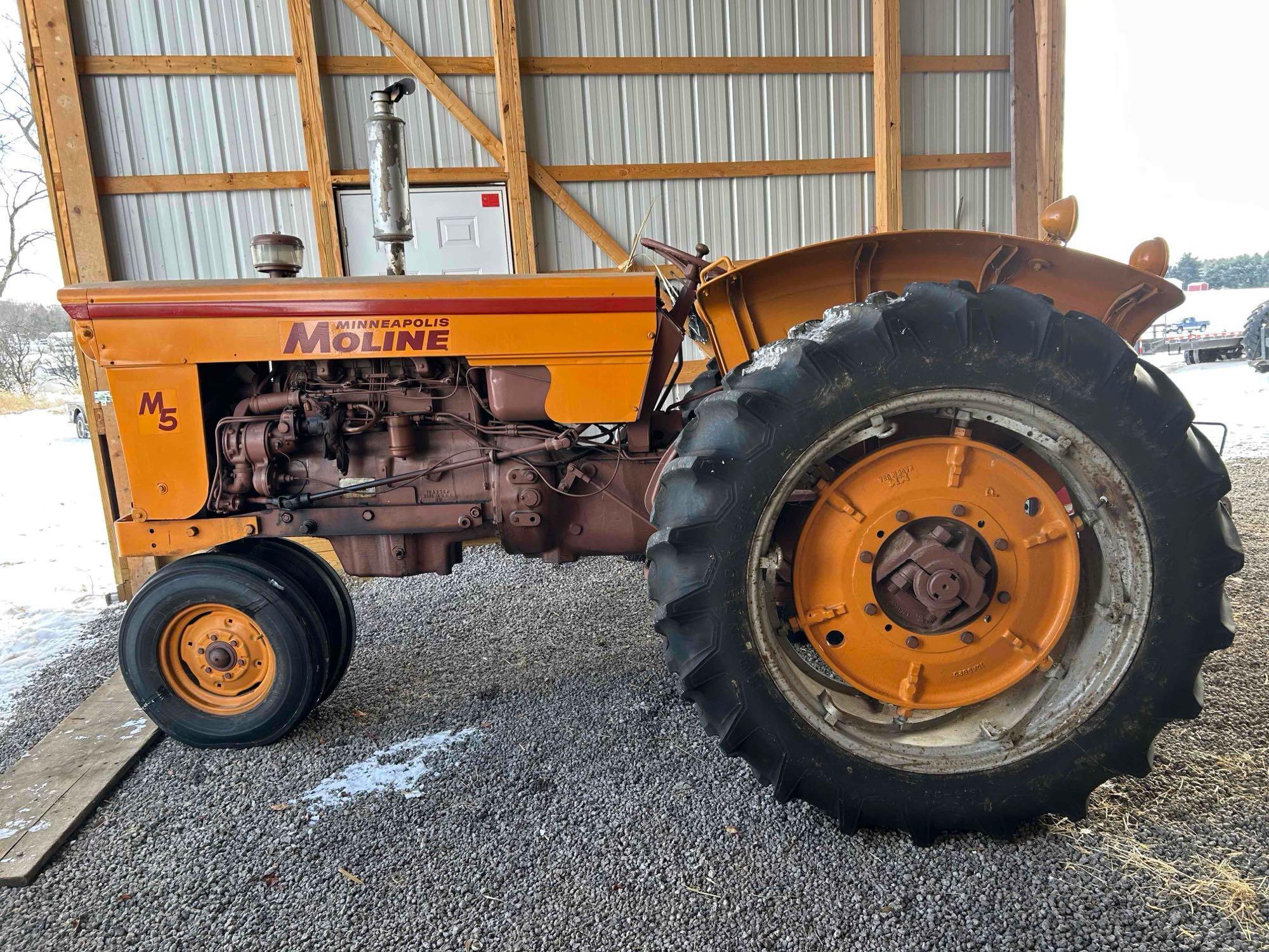 Minneapolis Moline M-5 diesel tractor NF