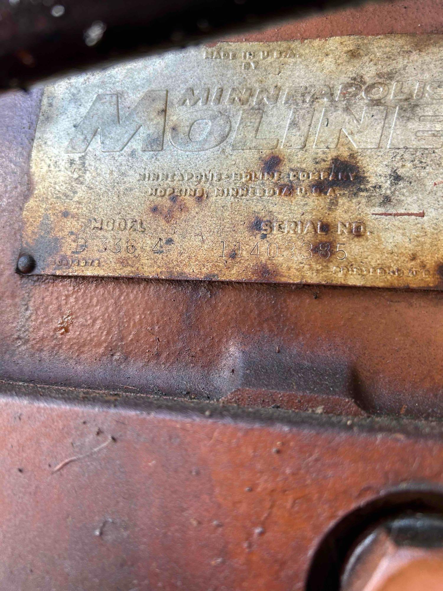Minneapolis Moline M-5 diesel tractor NF