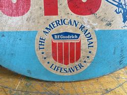 The American Radial Lifesaver Masonite Sign