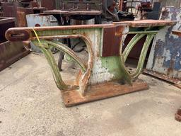 Garner Machine Works Heavy Industrial Cast Iron Base