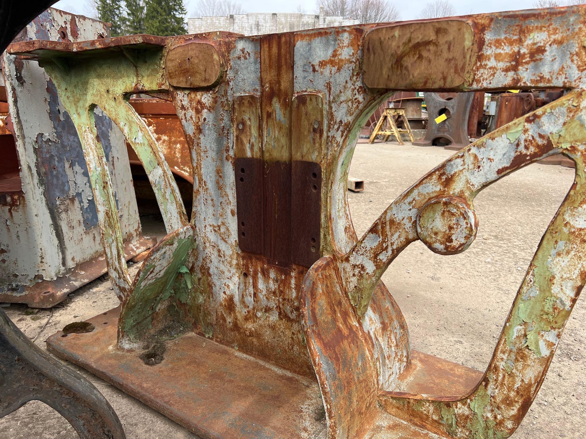 Garner Machine Works Heavy Industrial Cast Iron Base