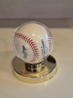 Cleveland Indians Jim "Mudcat" Grant Signed Baseball