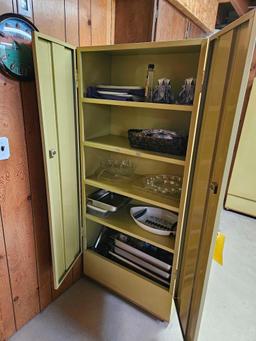Metal Storage Cabinet - Contents not included.