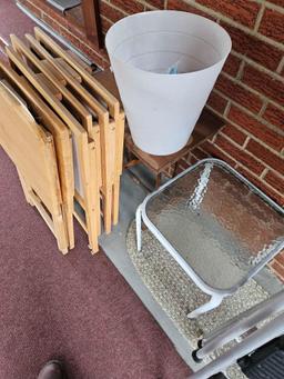 Snack trays, stands