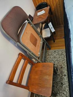 Stands, folding chair