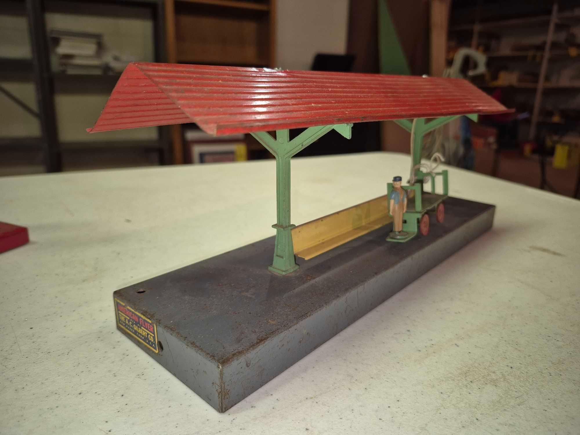 American Flyer #237 Station Set and #133 Flyerville Station with Boxes