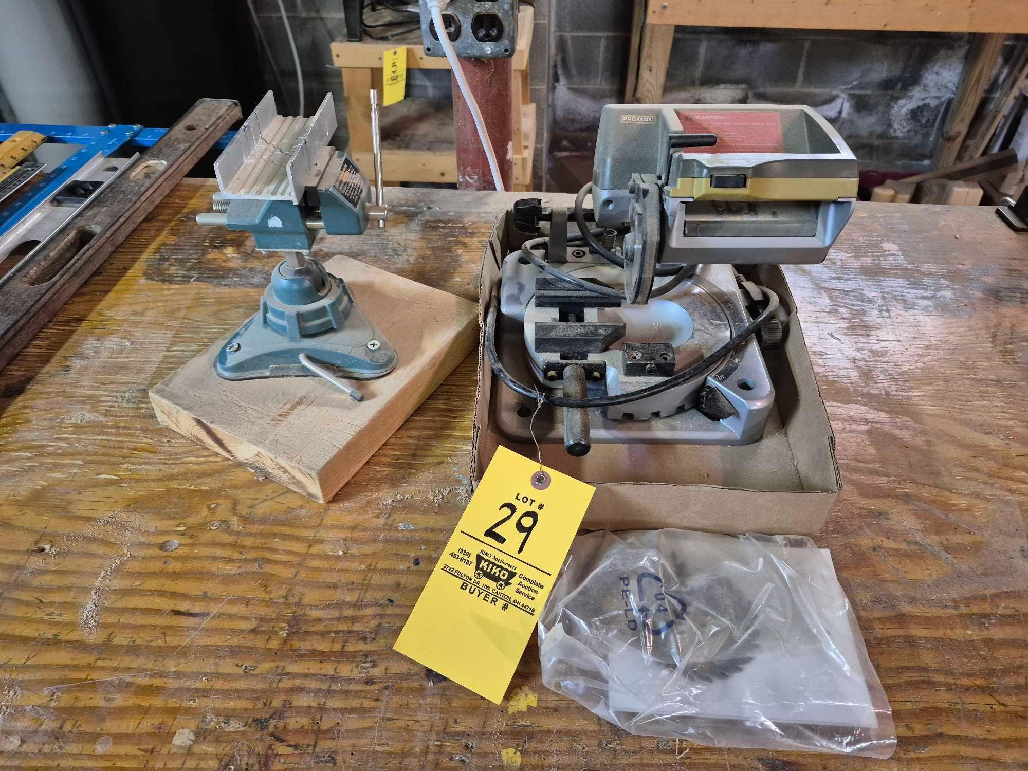 Hobby Vise & Proxxon Miniature Chop Saw