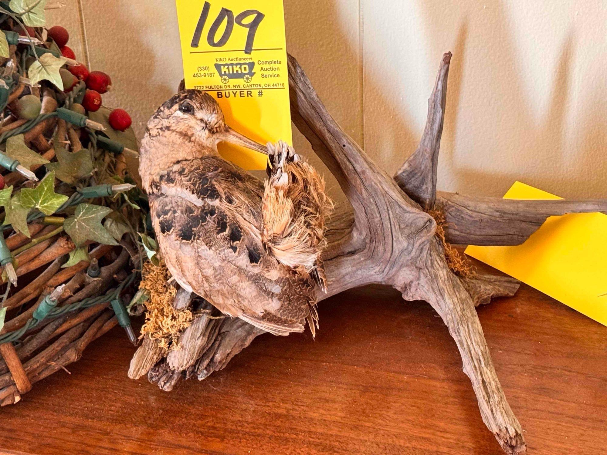 Sofa Table with Decor Items