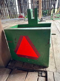 John Deere iMatch 3pt counter weight