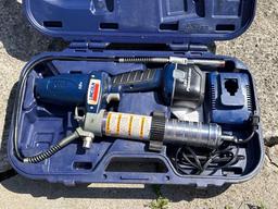 Lincoln 18v cordless grease gun - 7pc accessory set - 7 tubes grease