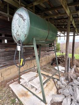 Approx 200 Plus Gal Gravity Flow Upright Fuel Tank