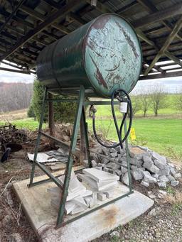 Approx 200 Plus Gal Gravity Flow Upright Fuel Tank