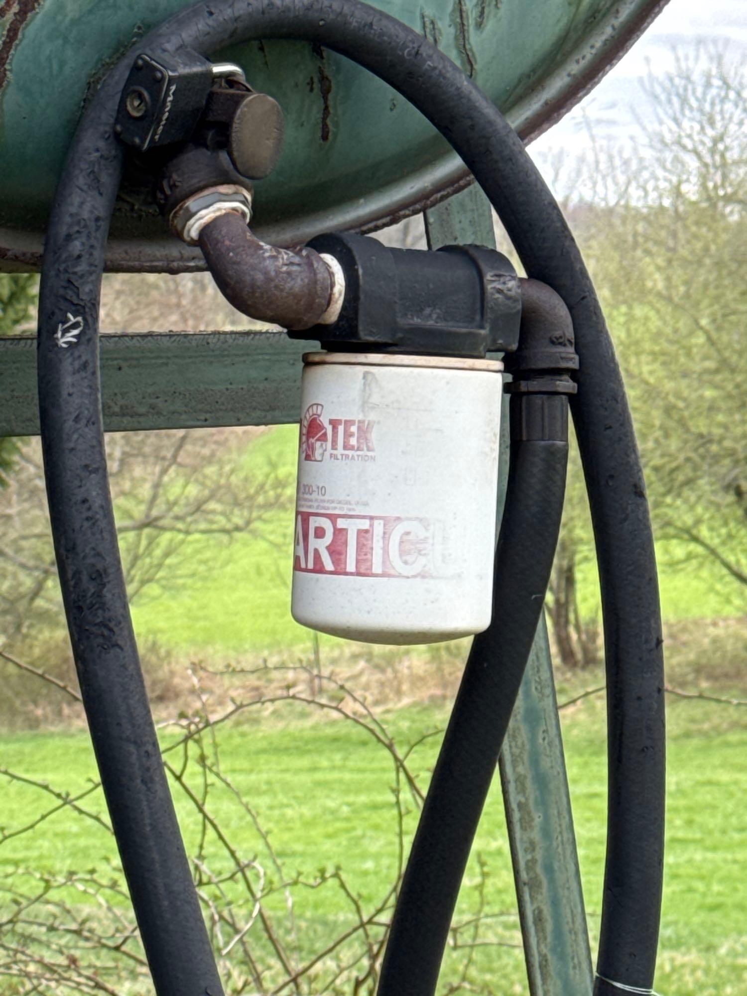 Approx 200 Plus Gal Gravity Flow Upright Fuel Tank