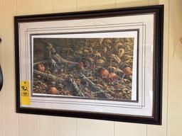 Signed Grouse Framed Print