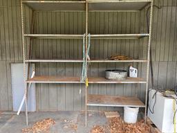 9ft Metal Shelf w/ Contents