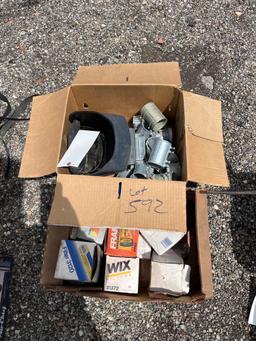 Oil filters and welding mask
