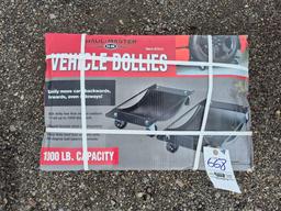 2 NIB Haul Master 1,000 Lb. Capacity Vehicle Dollies