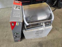 Grill with stand