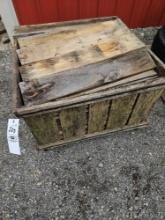 Small skid of wood
