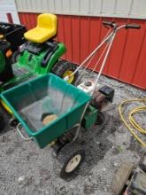 Lesco fertilizer spreader with Honda engine