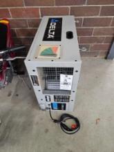 Delta air filter with remotely