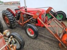 Massey Furgeson 35 deluxe gas tractor with loader