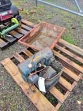 Air Compressor, Cement Mix Bin