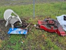 Blower Attachment, Work Stand, Chair, & Punching Bag