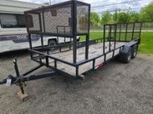7 x 20 landscaping trailer