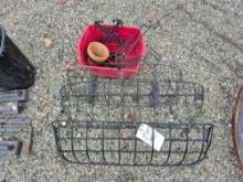 Wrought Iron Sill Baskets