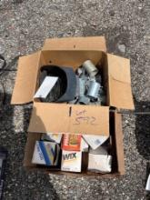 Oil filters and welding mask