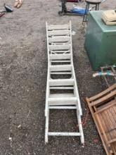 Aluminum extension ladder