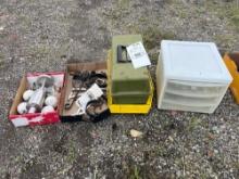 tackle box, hardware, organizer