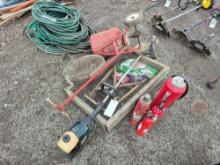 Weedwacker, Spreader Cart, Sifter, Fire Extinguishers