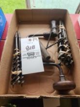 Hand Drill & Assorted Bits